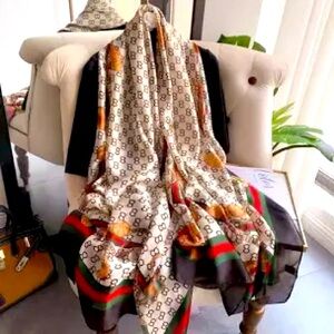 Elegant colored scarves